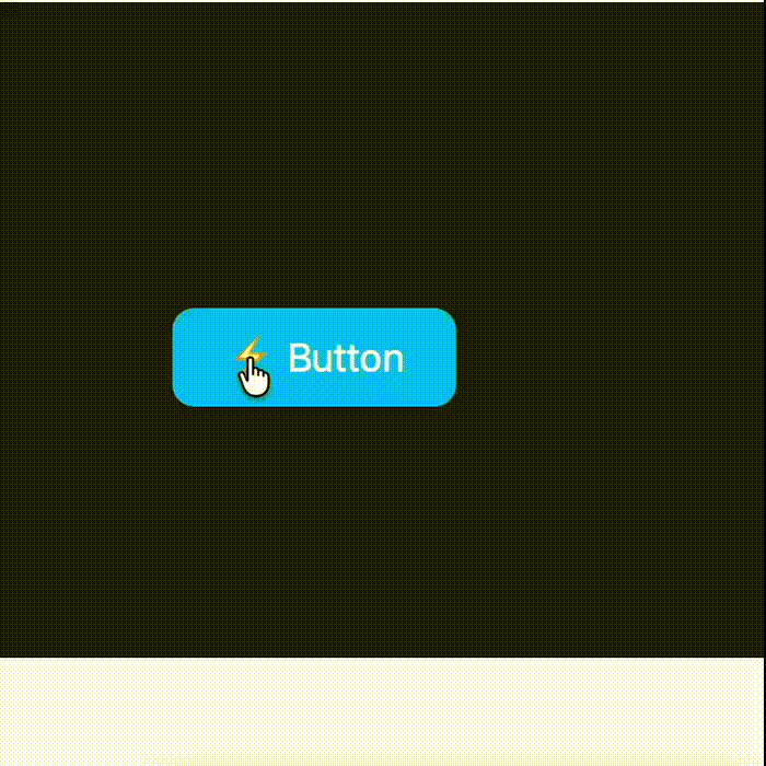 This example demonstrates the button with the animation added. On click, the ripple animation starts behind the button and the button gives feedback telling the user they have clicked it. This can be utilized in my project in a way since I can make the button do something when a user clicks it or incentivise them to press it. 