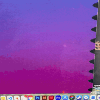 I tested the painted sheet with a sketch from activity one where on click the wavelegnth would change on the visual. I had two functions that would increase and decrease the size of the wave.