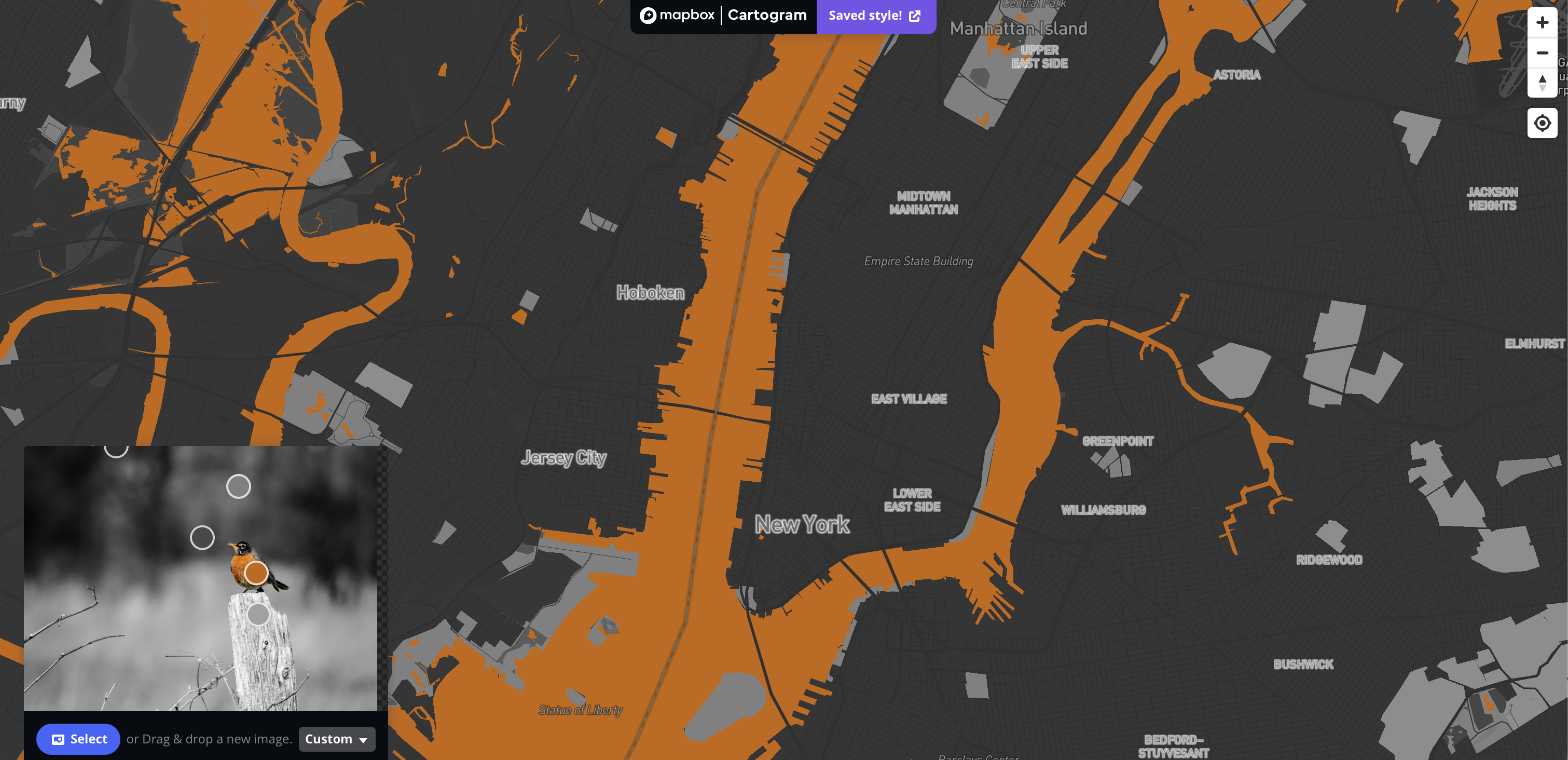 cartogram butterfly image
